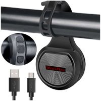 Dzwonek elektroniczny Alogy Dzwonek + alarm rowerowy głośny 32 mm