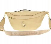 Laura Biaggi – nerka saszetka maxi beżowa JS182