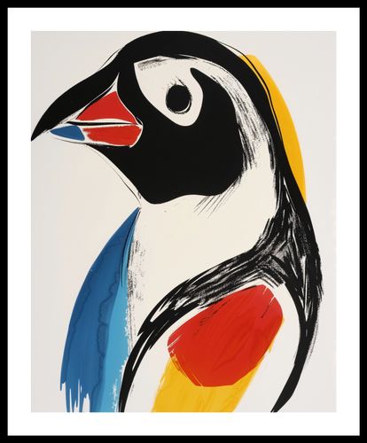 Plakat 40x50cm Portret Ptaka na Arena.pl