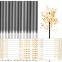 DŁUGIE ZIMNE OGNIE 70CM na WESELE ŚLUB SESJA ŚWIETNA JAKOŚĆ I EFEKT 50 szt
