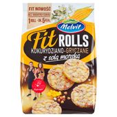 Melvit Fit Rolls kukurydziano-gryczane z solą morską 60 g