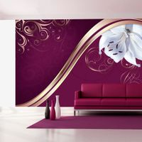 Fototapeta - Kwiatowy parasol 200x140
