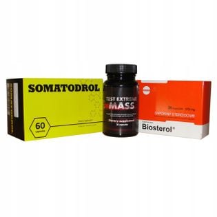 3pak Somatodrol +Test Extreme + Biosterol Winstrol