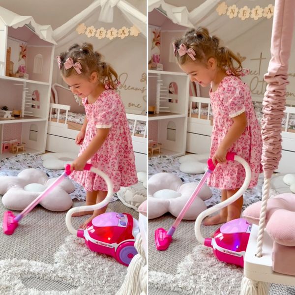 WOOPIE Odkurzacz dla Dzieci z Funkcją Wciągania Różowy zdjęcie 15