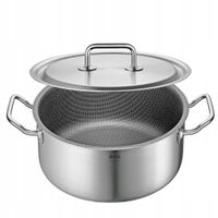 Garnek NISKI 10,5 CM powłoka nieprzywierającą SPRING śred. 24 cm 4,7 L
