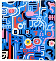 Obraz 90x100cm Rytmiczne Echo