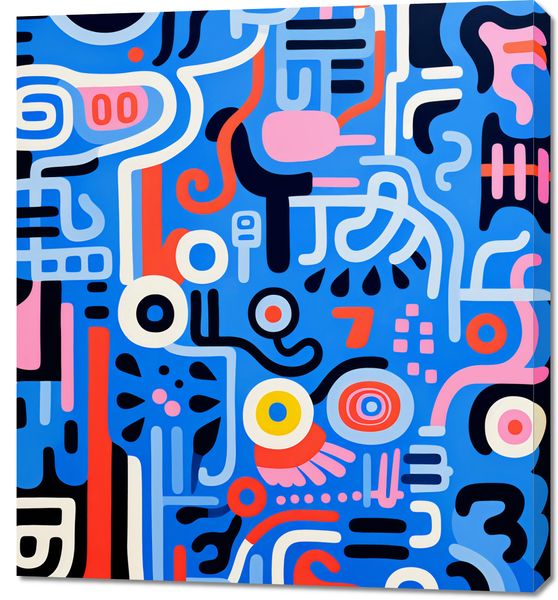 Obraz 90x100cm Rytmiczne Echo zdjęcie 1