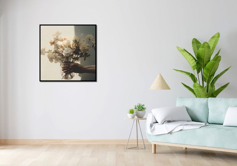 Plakat 80x80cm Ulotne Piękno Bukietu zdjęcie 4