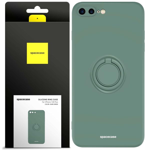 Spacecase Silicone Ring iPhone 7/8 Plus dark green zdjęcie 1