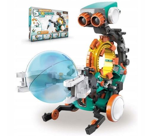 Robot Zabawka do Składania Robot Kodujący 5w1 Zabawka Kreatywna dla Dzieci na Arena.pl