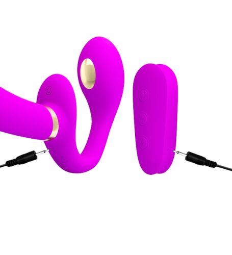 Strap-on bez uprzęży + elektrostymulacja na Arena.pl