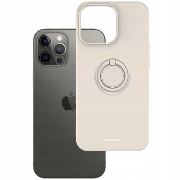 Spacecase Silicone Ring Iphone 13 Pro Max Bone zdjęcie 2