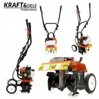 Glebogryzarka Spalinowa 52 CC Kultywator Gleby 7 KM 8000 RPM Kraft&Dele