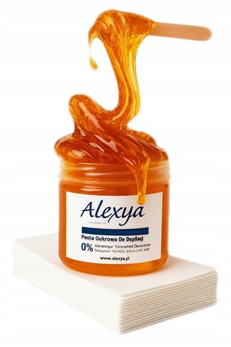 Pasta Cukrowa do depilacji + Paski + Puder lepszy chwyt MNIEJ BÓLU na Arena.pl