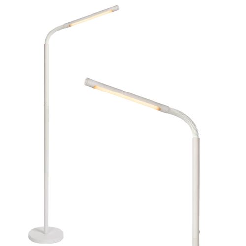 Biała lampa podłogowa Gilly do sypialni LED 3W ściemnialna na Arena.pl