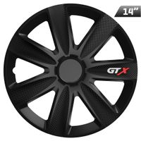 Kołpaki GTX carbon black 14", 4 szt.