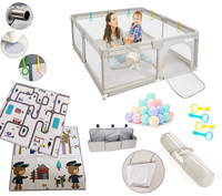 KOJEC DLA DZIECI ISERE PREMIUM 1212B + MATA PIANKOWA KULKI ORGANIZER