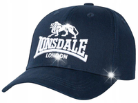 Lonsdale czapka z daszkiem niebieski rozmiar uniwersalny granatowa