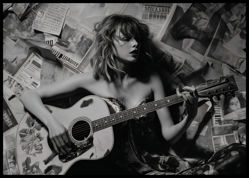 Plakat 84x59,5cm Młoda Gitarzystka zdjęcie 2
