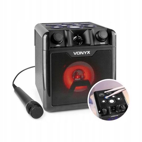 Głośnik bluetooth z perkusją LED AUX MIC KARAOKE na Arena.pl