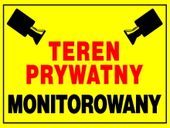ZI-51  znak tablica  TEREN PRYWATNY MONITOROWANY