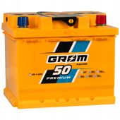 Akumulator Grom Racing 50Ah 480A EN PRAWY PLUS