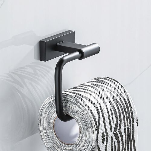 Uchwyt na papier toaletowy czarny na Arena.pl