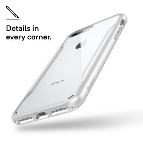Caseology Apex Clear Case - Etui iPhone 8 Plus / 7 Plus (White) na Arena.pl