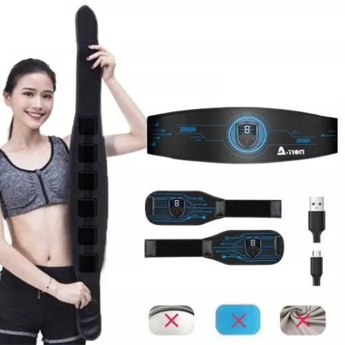 ELEKTROSTYMULATOR STYMULATOR DO MIĘŚNI BRZUCHA EMS na Arena.pl