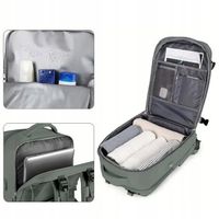 Plecak do Samolotu 40x30x20 Wizzair Bagaż Podręczny Kabinowy USB Essosway