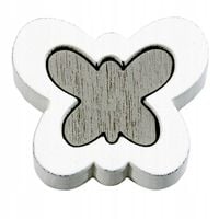 Drewniane scrapki MOTYL 2-części 20x25mm 1szt.