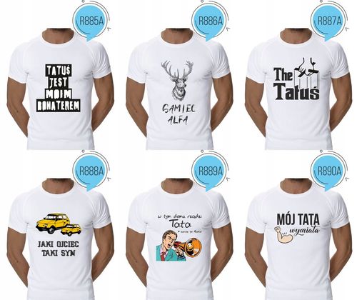 Koszulka DZIEŃ OJCA super tata prezent na Arena.pl