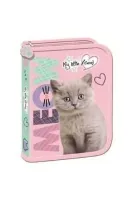 PIÓRNIK 2-KLAPKOWY MY LITTLE FRIEND FLUFFY KITTY ST.MAJEWSKI