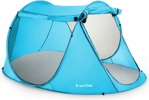 PARAWAN NAMIOT PLAŻOWY SAMOROZKŁADAJĄCY ZAMYKANY Z DASZKIEM OUTTEC na Arena.pl