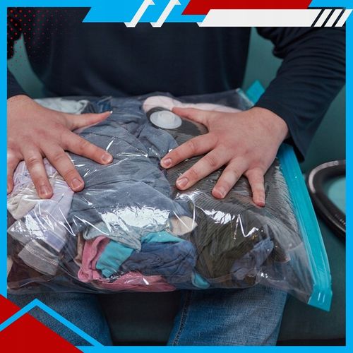 WORKI PRÓŻNIOWE Na Ubrania Pościel Torby, ZESTAW 12 SZTUK , 4 ROZMIARY na Arena.pl