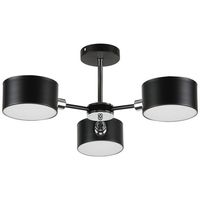 LAMPA sufitowa 3020/3 BL 8C Elem abażurowa OPRAWA molecular czarna chrom