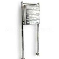 14414 Skrzynka pocztowa wrzutnia lokatorska lokatorka stalowa metalic