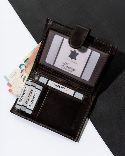 portfel męski skórzany n74l-rvt-2282 d.brown na Arena.pl