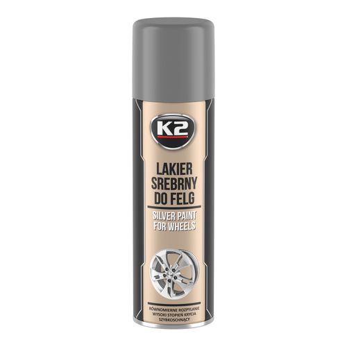 K2 SREBRNY LAKIER DO FELG 500 ML na Arena.pl