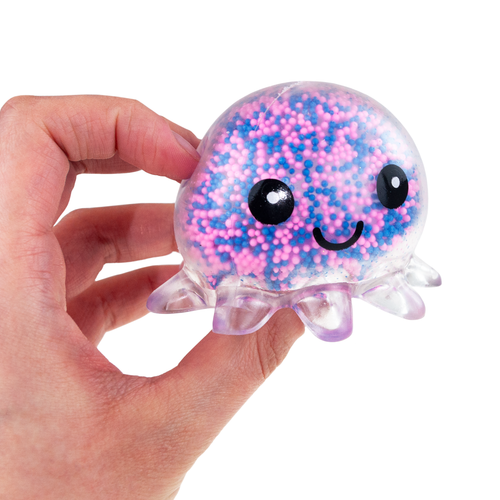 GNIOTEK ANTYSTRESOWY OŚMIORCNICA ŚWIECĄCY LED Z KULECZKAMI ROZCIĄGLIWY na Arena.pl