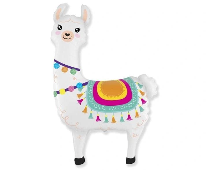Balon foliowy Lama, 35 cm zdjęcie 1