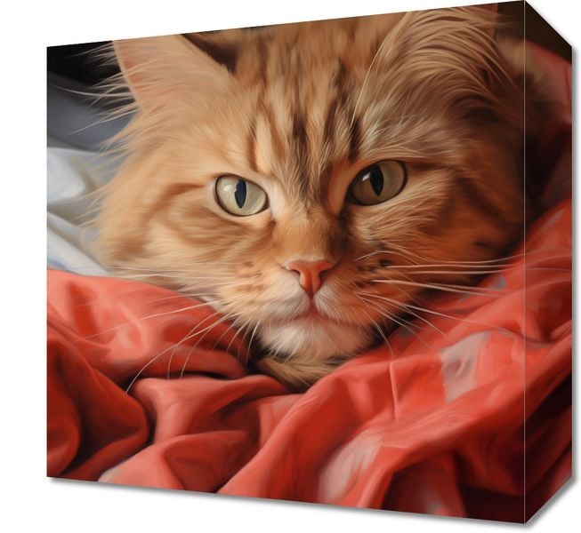 Obraz 30x30cm Mruczący Spokój zdjęcie 1