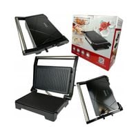 OPIEKACZ DO KANAPEK PANINI TOSTER ROZKŁADANY GRILL 2w1 NON-STICK Duży XXL