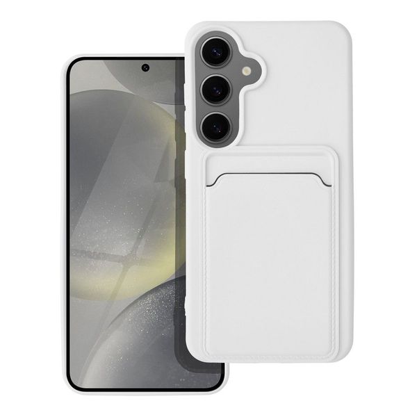 Futerał CARD CASE do SAMSUNG S24 biały zdjęcie 1