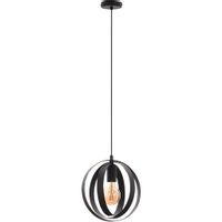 Wisząca lampa jadalniana Cortado 5360 czarna klatka nad stół rings