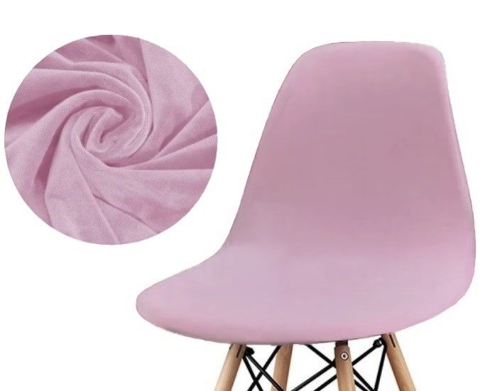 POKROWIEC NA KRZESŁO SKANDYNAWSKIE WELUR PREMIUM AKSAMIT ELASTYCZNY zdjęcie 1