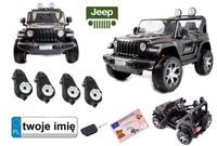 Auto na akumulator Jeep Wrangler Rubicon 4x4 EVA Ekoskóra