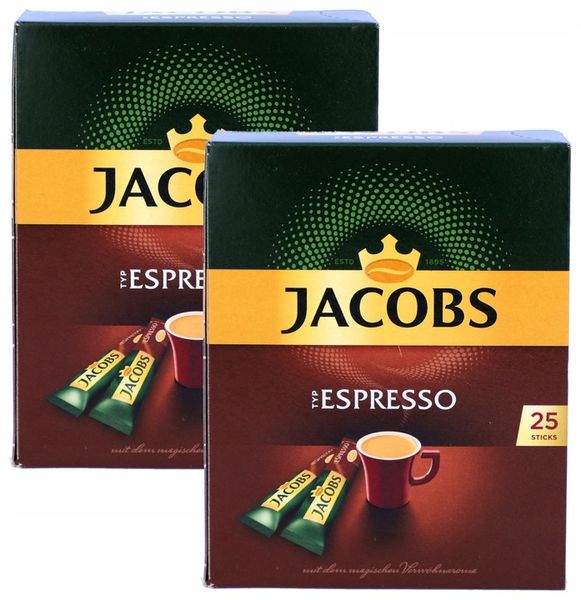 Kawa rozpuszczalna Jacobs Espresso w saszetkach 3x25 saszetek 45g z Niemiec zdjęcie 6
