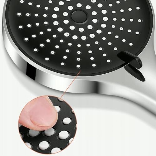 Słuchawka prysznicowa natryskowa 5 funkcji ekologiczna ANTI-CALC chrom duża na Arena.pl