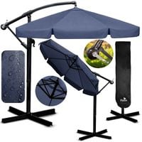 Parasol ogrodowy składany 8 segmentowy 350 cm z pokrowcem Plonos PL-881